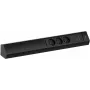 Bachmann CASIA 2 3x tomada Schuko com 1x USB-A e 1x USB-C carregamento 22W preto