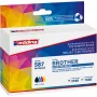 Edding Cartuchos de tinta compatíveis pack combinado preto, ciano, magenta, amarelo - substitui Brother série LC-3219XL (pack de 4)