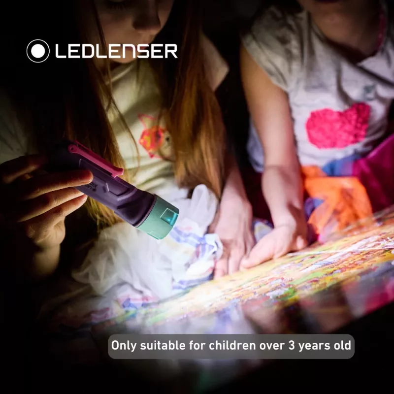 LEDLENSER Kidbeam4 Lanterna para criança Lilás