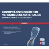 BOSCH EXPERT HEX-9 Multi Construction Conjunto de brocas multiusos 8 peças (2608901455)