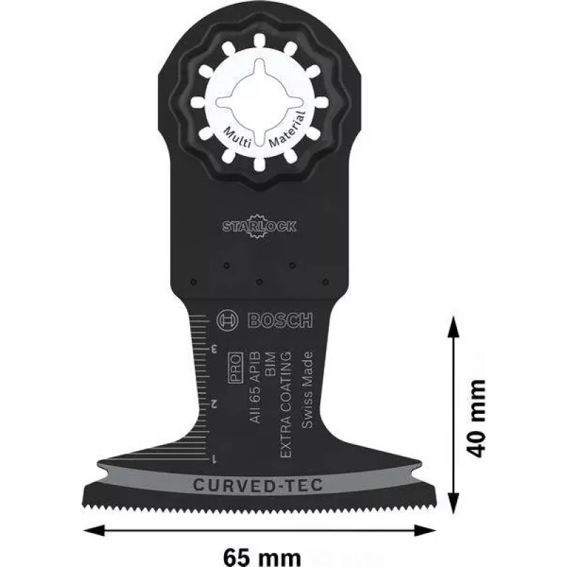 Bosch Professional PRO AII 65 APIB Lâmina de corte por imersão (StarlockPlus, BIM, 65 mm)