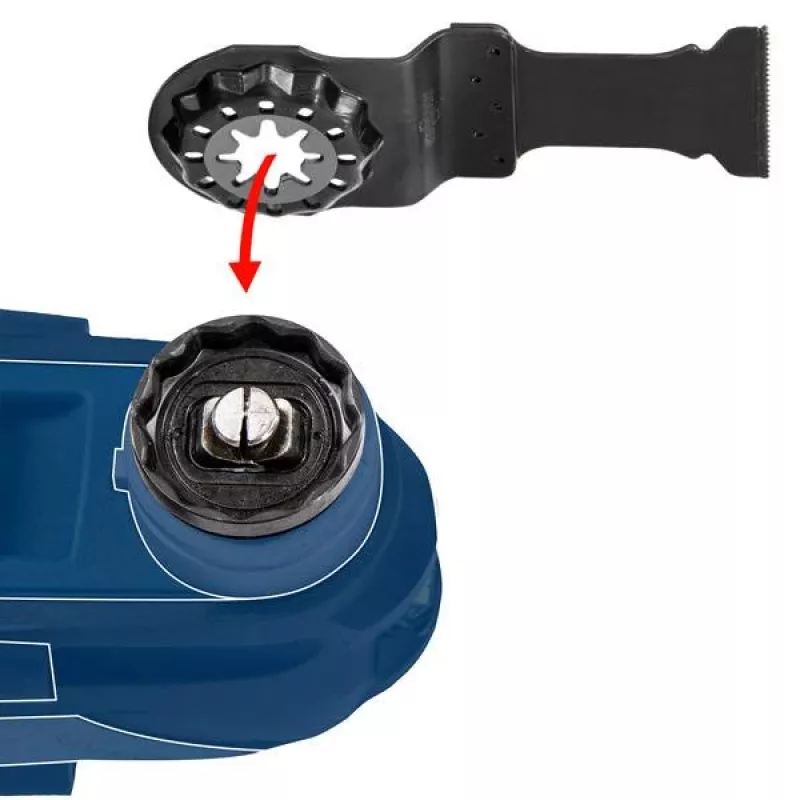 Bosch 2608669261 StarlockPlus Lâmina de corte por imersão bimetal 32 mm largura de corte 50 mm profundidade de corte 1 unidade