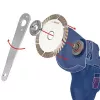 BOSCH Disco de corte para aço inoxidável e metal, Ø 125 mm, 100 unidades em balde (furo 22,23 mm, A 60 T BF)