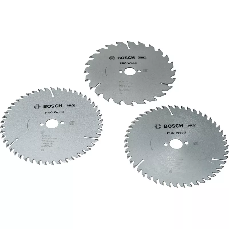 BOSCH POWERTOOLS PRO Lâmina de serra circular para madeira 160 mm (pack vantagem de 3)