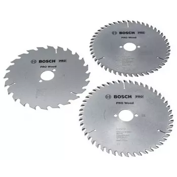 BOSCH Power Tools PRO Lâmina de serra circular para madeira 190 mm (pack vantagem de 3)