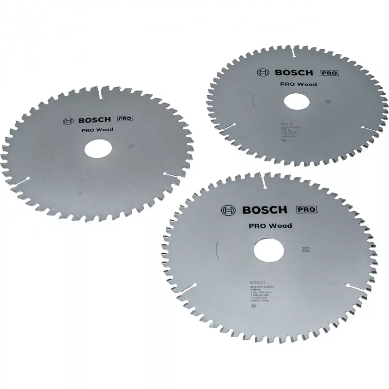 BOSCH POWERTOOLS PRO Wood Lâmina de serra circular 216 mm (pack promocional de 3)