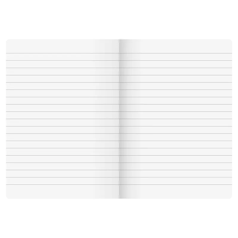 BRUNNEN FACT!plus caderno A6 pautado 96 folhas preto