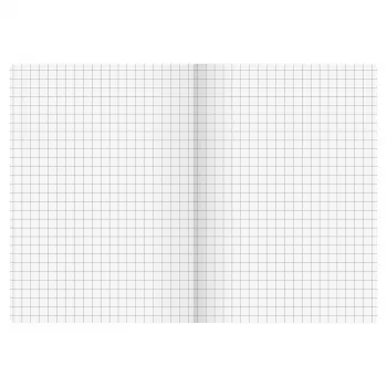BRUNNEN FACT!plus caderno A6 quadriculado 96 folhas castanho