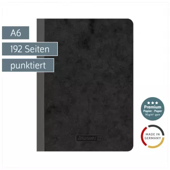 BRUNNEN FACT!plus caderno DIN A6 pontilhado