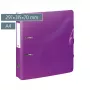 BRUNNEN WAVE dossier de alavanca com tampa roxo plástico 7,0 cm DIN A4