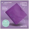 BRUNNEN WAVE dossier de alavanca com tampa roxo plástico 7,0 cm DIN A4