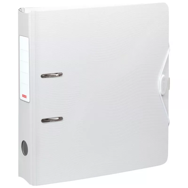 BRUNNEN WAVE dossier de alavanca branco plástico 7,0 cm DIN A4