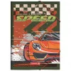 Pasta de documentos BRUNNEN Fast Wheels A4 vermelho/verde