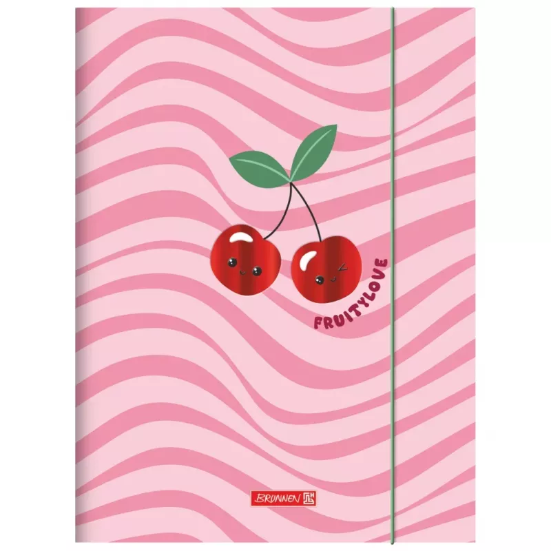 Pasta BRUNNEN Fruity Love Collection A3 rosa/vermelho, 1 unid. (1047030522)