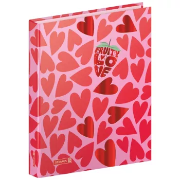 Dossier de argolas Brunnen Fruity Love rosa