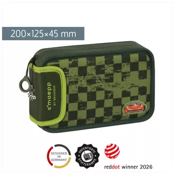 Estojo BRUNNEN s'maepp Fast Wheels verde/verde-claro 16 peças, 20,0 x 4,5 cm (1049120521)