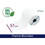 ARTDEV Rolo térmico 57x47x12 mm 25 m 48 g/m² com pré-impressão texto de débito direto