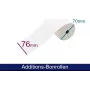 ARTDEV rolo de papel autocopiativo de 2 vias 76mm x 25m branco/amarelo para impressoras matriciais