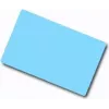 ARTDEV Cartão PVC em branco - 86 x 54mm 30mil 0,76mm Azul-claro