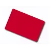 ARTDEV Cartão PVC vermelho em branco - 30mil 0,76mm - CR80 - Individual