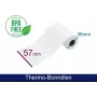 ARTDEV Rolo térmico - 57x36x12 B/D máx./K com texto de débito direto Branco 12m