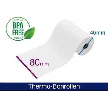 ARTDEV Rolo térmico - 80x46x12 B/D máx./K Branco 55g 25m