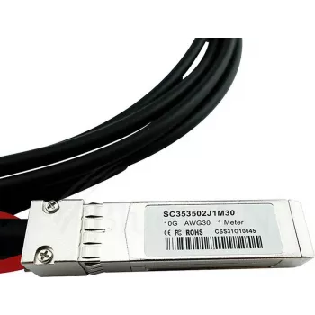 Cabo Direct Attach SFP+ para SFP+ ativo BlueOptics 10GBASE-CR compatível com Cisco 37-1197-01-BL, 3m, AWG30
