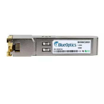 Transceptor SFP BlueOptics BO08C28S1 compatível, cobre RJ45, 1000BASE-T, 100m