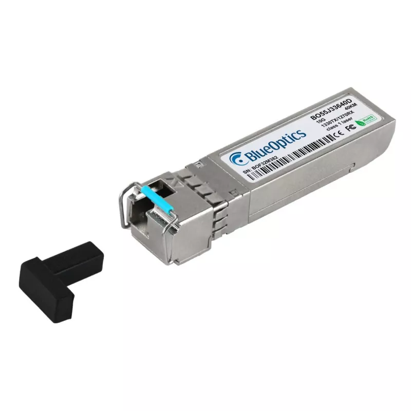 Transceptor BlueOptics SFP+ 10GBASE-BX40-D 40km fibra monomodo BO55J33640D (compatível TP-Link)