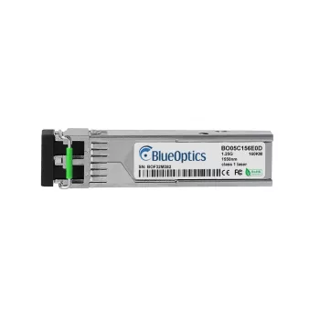Transceptor BlueOptics SFP BO05C156E0D compatível com TP-Link SFP-1G-ZX-160KM - 1,25Gbps 1550nm 160km LC SMF