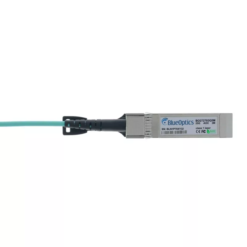BlueOptics AOC SFP28 Cabo Ótico Ativo 7m - compatível com Ruckus E25G-SFP28-AOC-0701