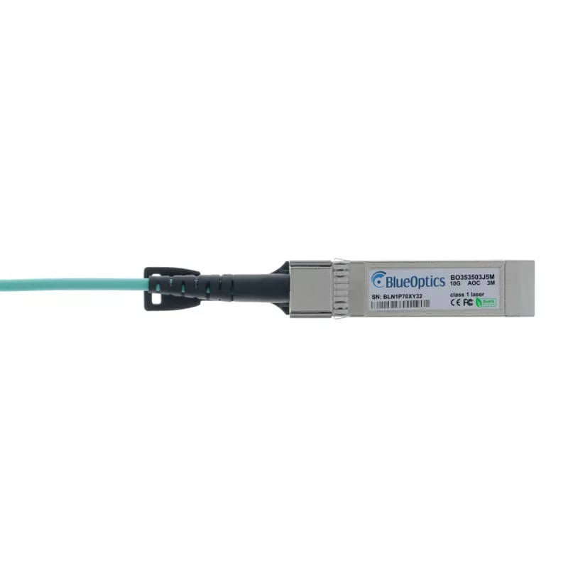 BlueOptics SFP-AOC-10G-50M-SG-BO cabo ótico ativo SFP+, 50 m, compatível com Synology