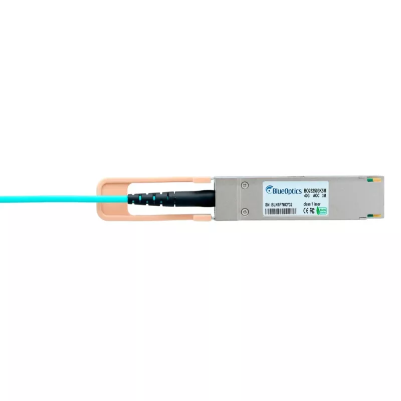 BlueOptics Ruckus 40G-QSFP-QSFP-AOC-1001 AOC QSFP+ Active Optical Cable 10m compatível (BO252503K10M)