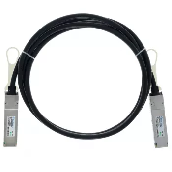 BlueOptics cabo de cobre passivo BlueLAN DAC QSFP+ 3m compatível com Ruckus 40G-QSFP-C-0301