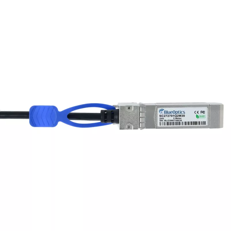 BlueOptics cabo BlueLAN DAC SFP28 0,5m compatível com Ruckus 25G-SFP28-TWX-P-0501