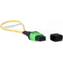 Adaptador loopback BlueOptics MPO/MTP monomodo SM 9/125µm APC ferrule de cerâmica