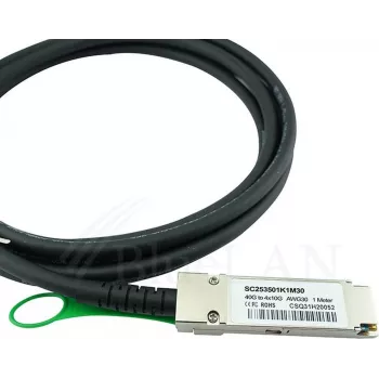 Cabo breakout de cobre de ligação direta passivo BlueOptics 40G QSFP para 4x SFP+ 5m