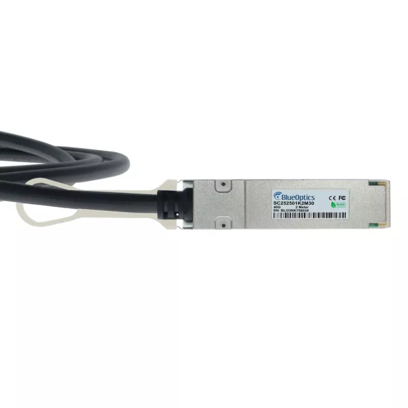 Cabo BlueOptics Ruckus 40G-QSFP-C-00501-RU BlueLAN DAC QSFP SC252501K0 compatível - cabo - rede