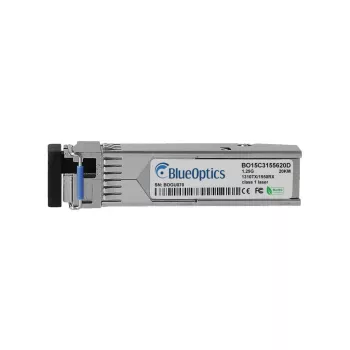 Transceptor SFP BlueOptics BO15C3155620D compatível com TP-Link SFP-BXU35-20KM, LC Simplex, 1000BASE-BX-U, 20 km, fibra monomodo