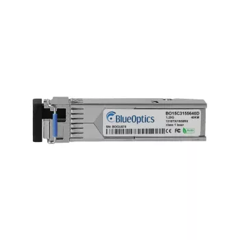 Transceptor SFP BlueOptics BO15C3155640D compatível para Synology SFP-BXU35-40KM, 1000BASE-BX, LC Simplex, 40 km