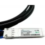 Cabo de cobre Direct Attach SFP28 BlueLAN 25GBASE-CR passivo compatível com BlueOptics Lenovo AV1W, 1 metro, AWG30 (AV1W-BL)