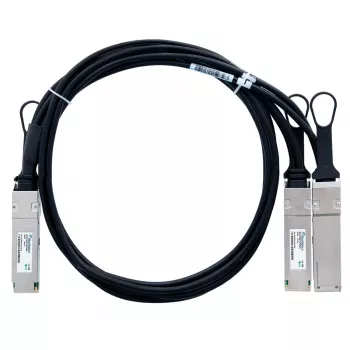 BlueOptics HPE P06248-B22 Cabo Breakout Direct Attach (DAC) Compatível Passivo 200GbE para 2x100GbE Twinaxial Cobre QSFP56 para 2xQSFP56 3m BlueLAN