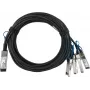 Cabo de cobre passivo DAC QSFP28 BlueLAN BS33 compatível 2m (BS33-BL)