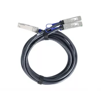 BlueLAN FN-CABLE-QSFPDD-2QSFP56-L1-BL Cabo Breakout DAC 400G QSFP-DD para 2x QSFP56, 1m