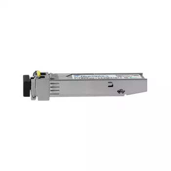 Transceptor SFP BlueOptics compatível com TP-Link SM321A, LC simplex, 1000BASE-BX-D, fibra monomodo, TX1550nm/RX1310nm, 20 km