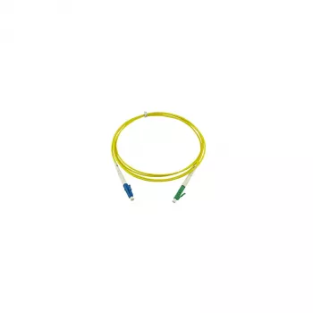 BlueOptics Cabo de patch de fibra óptica simplex LC-UPC para LC-APC monomodo OS2 30m