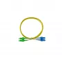 Cabo de patch de fibra ótica duplex BlueOptics SC-UPC/SC-APC monomodo OS2 20m
