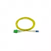 Cabo de patch de fibra ótica duplex BlueOptics LC/UPC-SC/APC monomodo OS2 1m LSZH