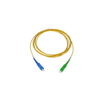 Cabo de patch de fibra ótica simplex BlueOptics SC-UPC/SC-APC monomodo 2 metros