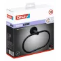 Tesa MOON BLACK argola para toalhas autoadesiva metal revestido a pó preto mate